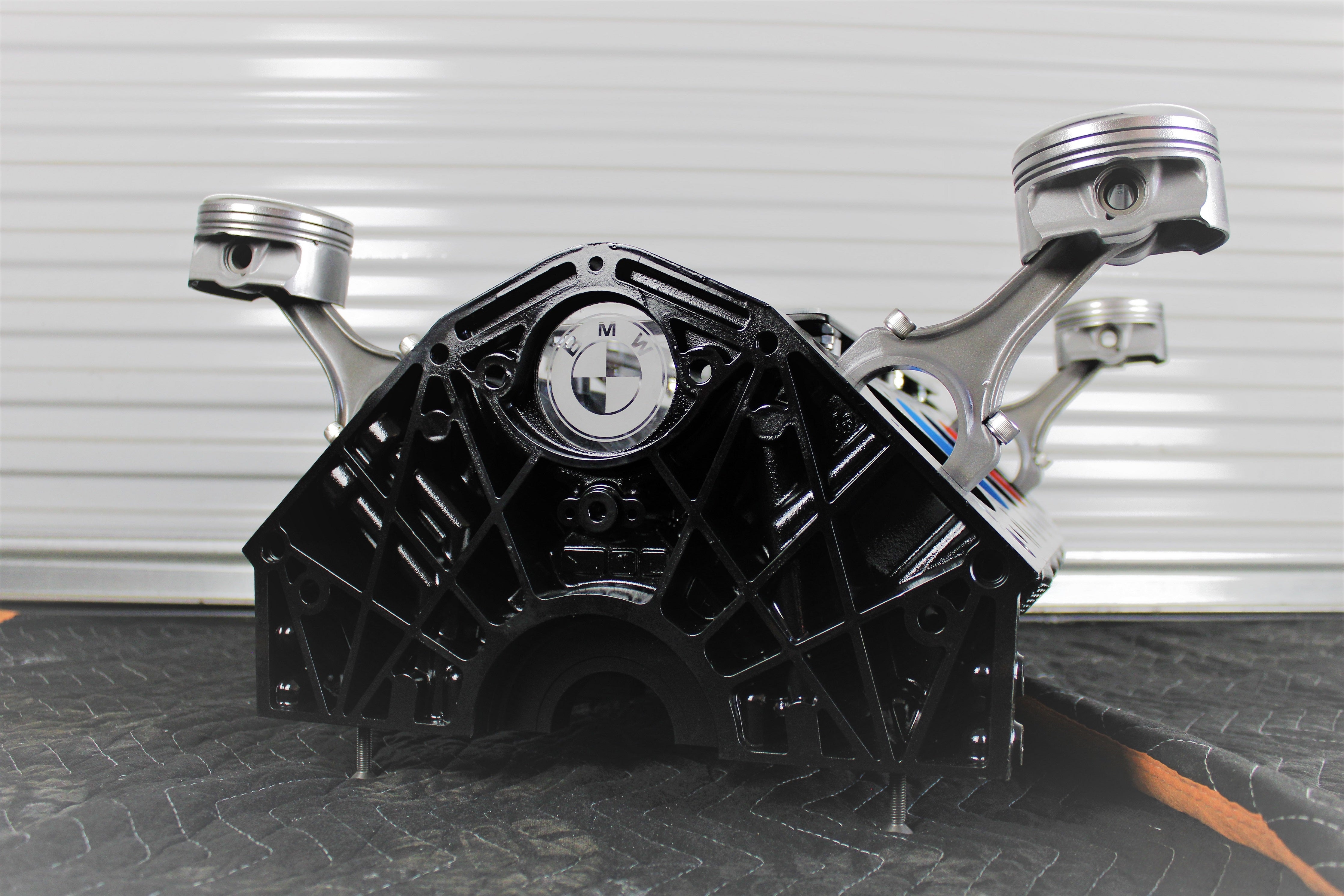 BMW M Series V10 Engine Block Coffee Table - BMW M-Power Color Scheme