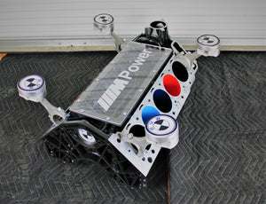 BMW M Series V10 Engine Block Coffee Table - BMW M-Power Color Scheme