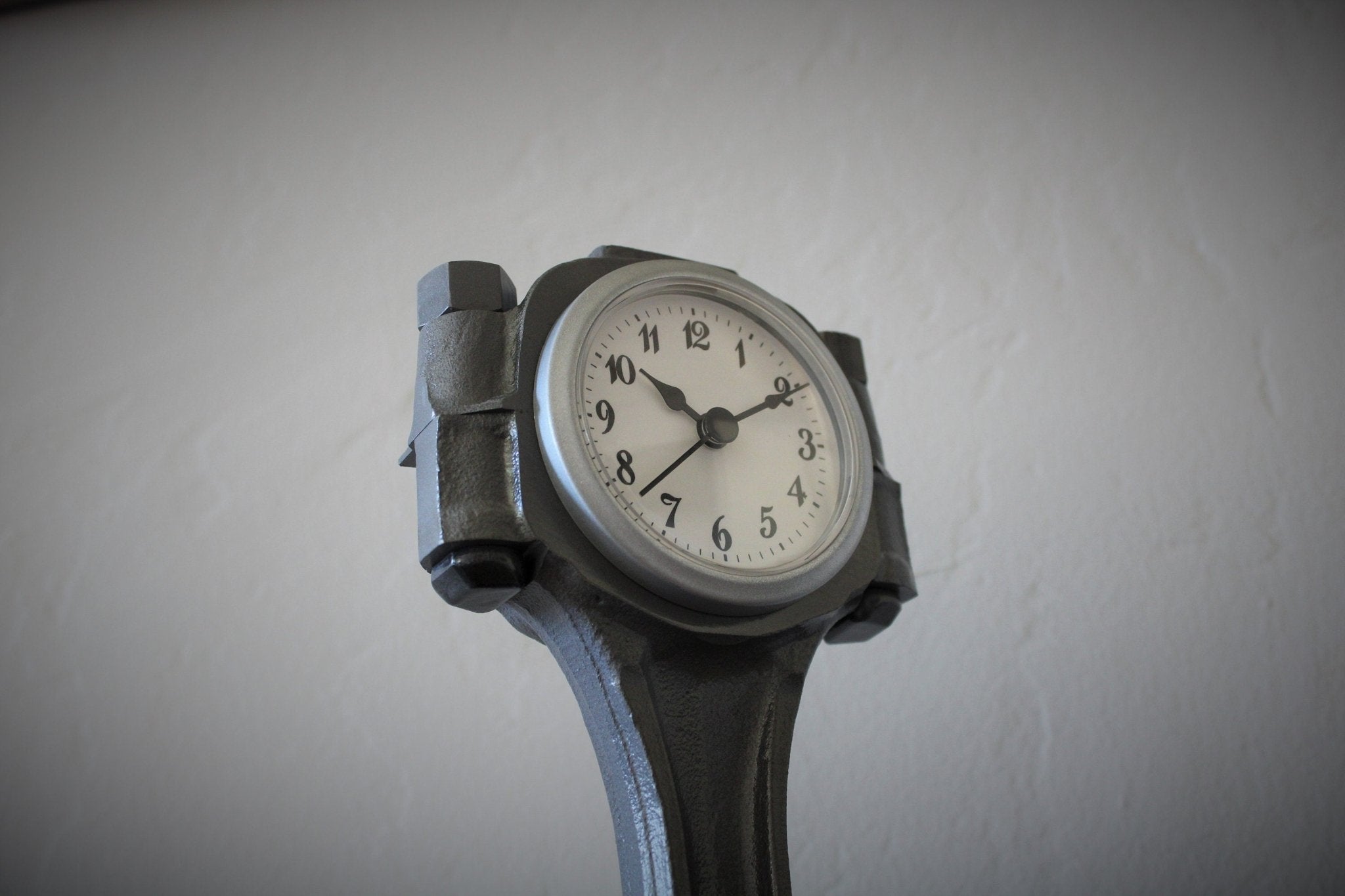 Chevy Piston Clock - Handmade Desk Clock For Chevrolet Fan, Steampunk Clock - Ben's Auto Decor