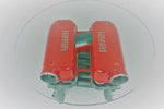 Load image into Gallery viewer, Ferrari Intake Manifold Coffee or End Table - Man Cave Furniture, Unique Automotive Decor - Ben&#39;s Auto Decor
