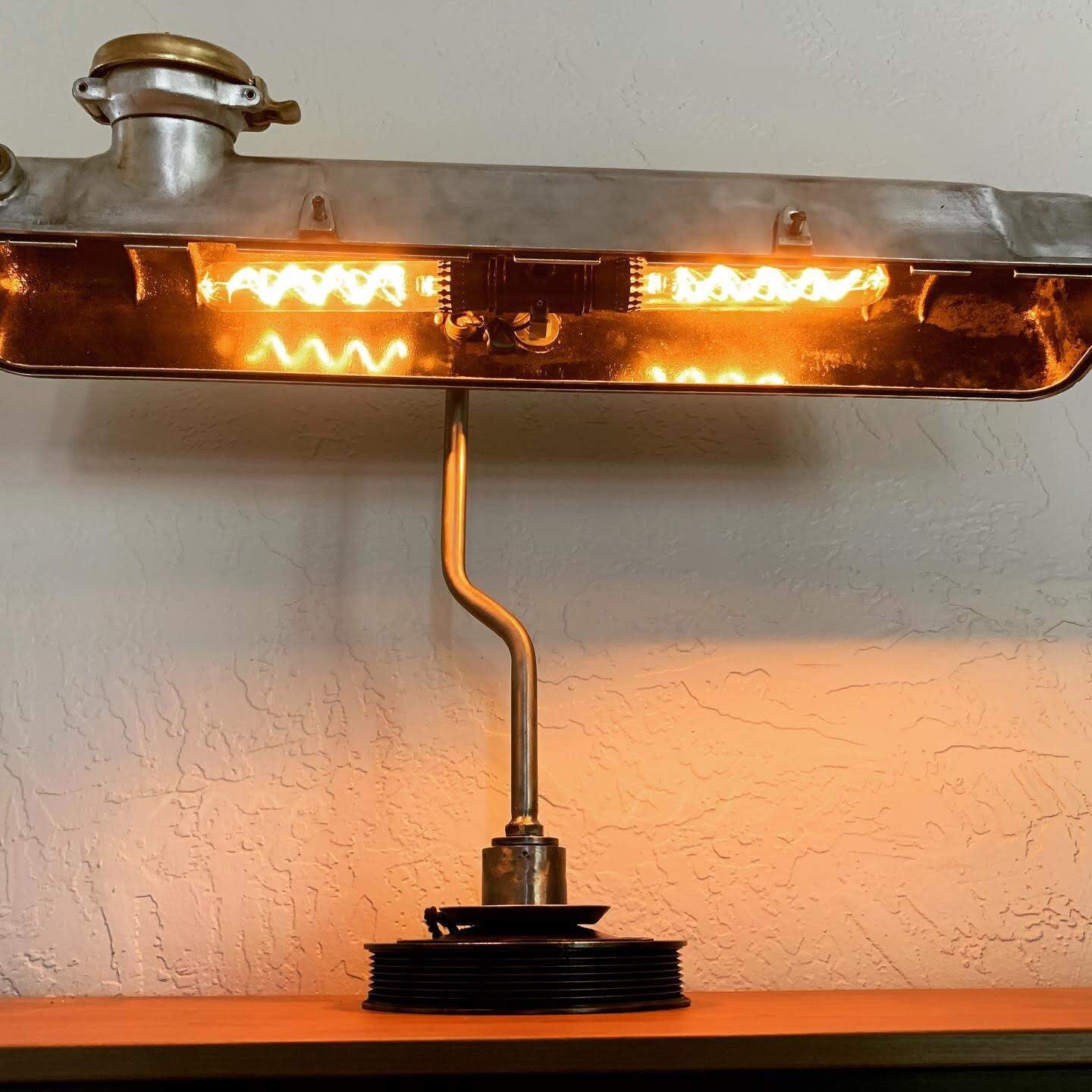 Valve Cover Lamp // Automotive Decor // Car Gifts // Car Parts // Car Gifts // Man Cave // Industrial Design