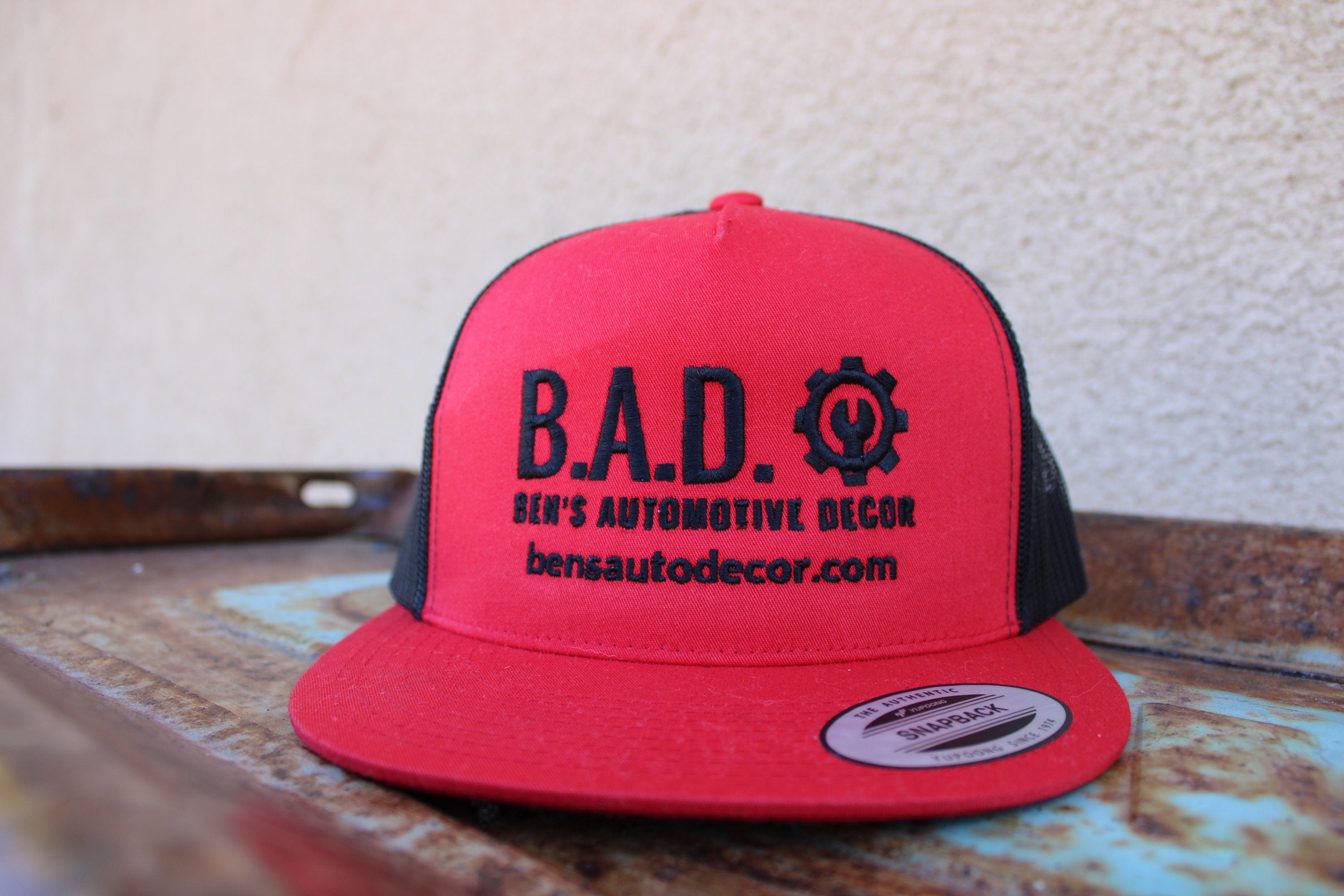 B.A.D. Trucker Style Cap // Car Fans // Car Guys // Car Guy Stuff // Baseball Caps // Gearheads