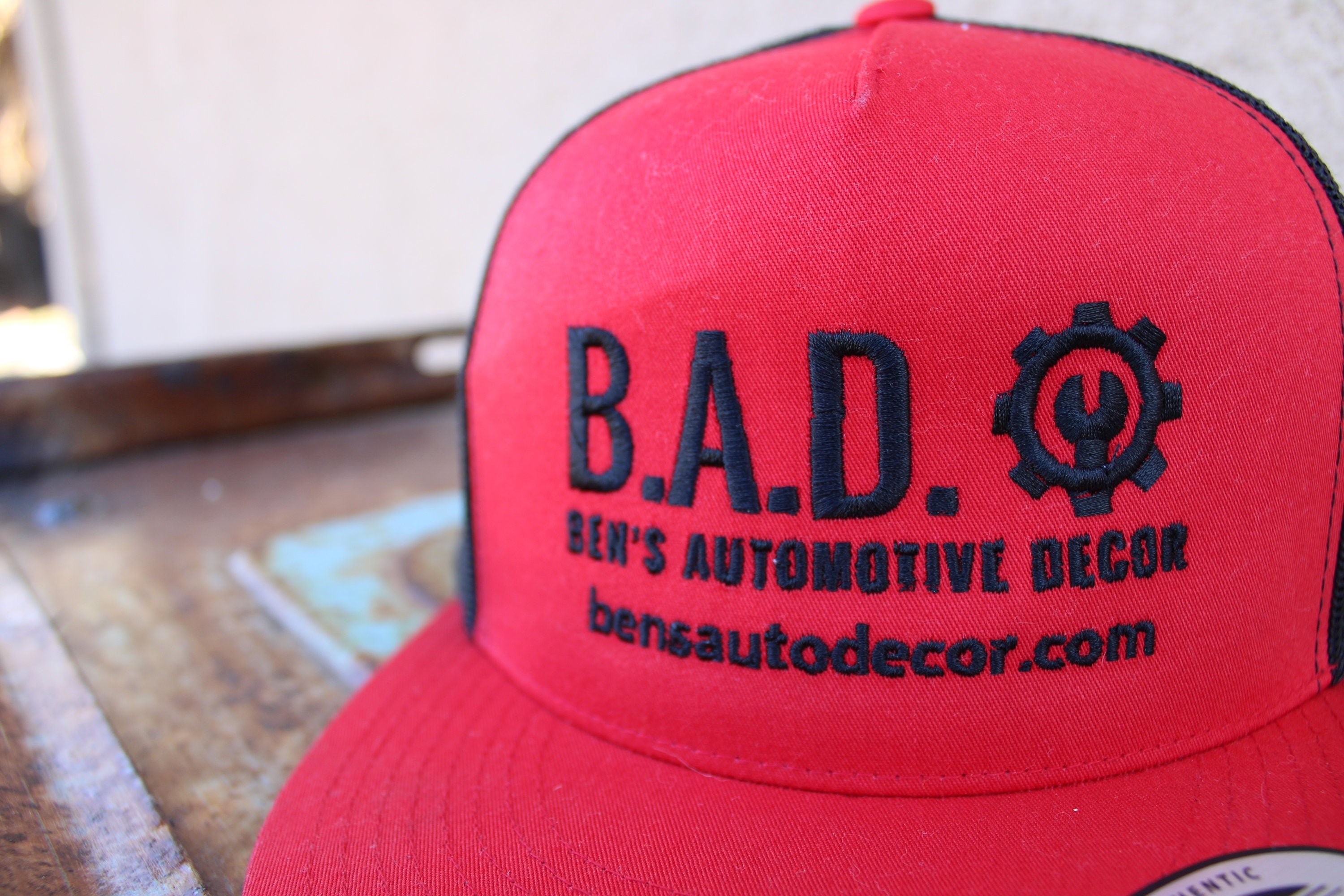 B.A.D. Trucker Style Cap // Car Fans // Car Guys // Car Guy Stuff // Baseball Caps // Gearheads