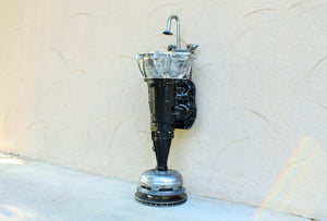 Transmission Sink With Faucet - Bathroom Sink Handcrafted From a Gearbox!