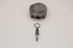 Load image into Gallery viewer, Bottle opener made from a car&#39;s spark plug with a car piston holder.
