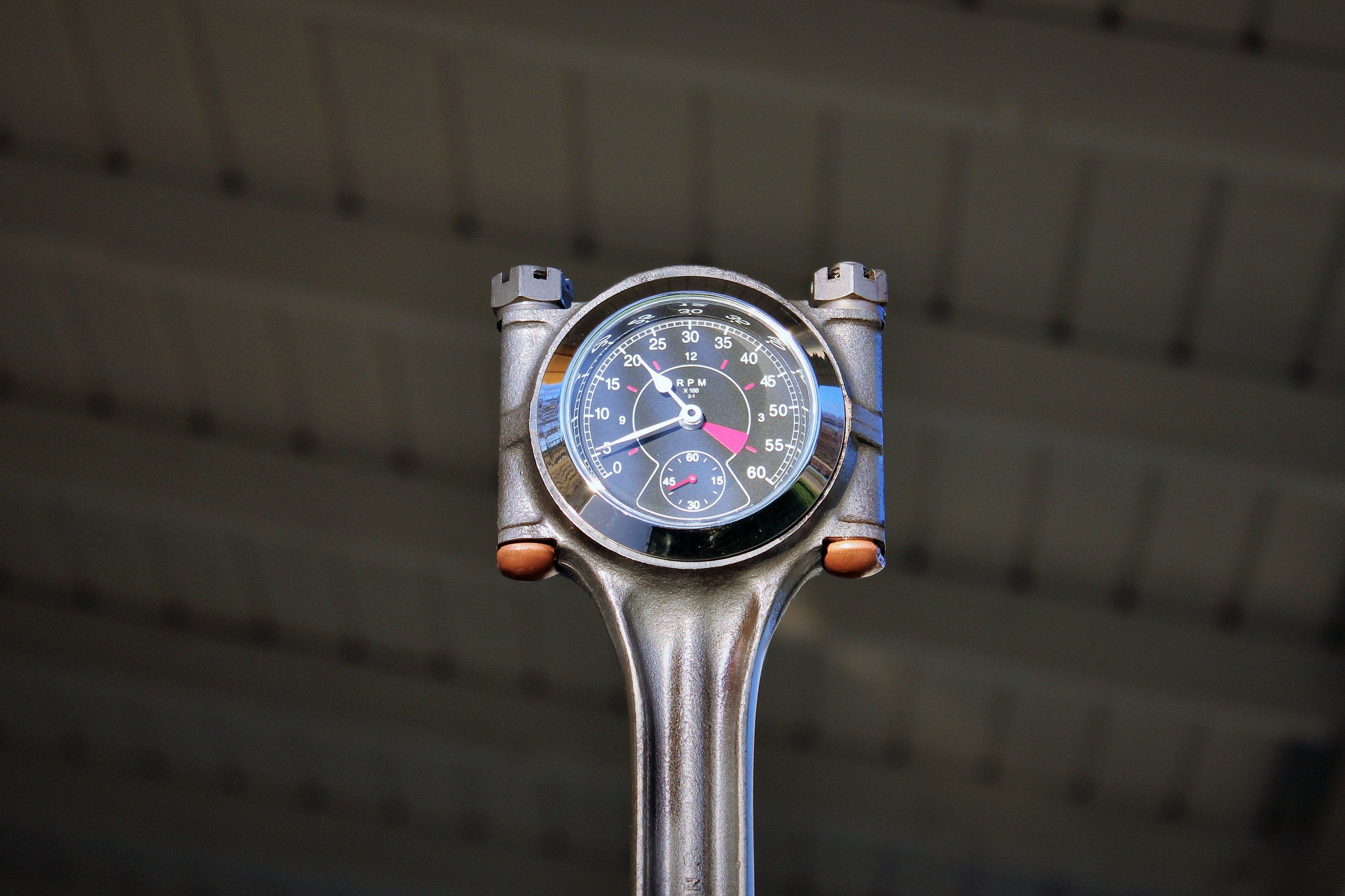 Jaguar E-type Piston Clock XKE Lover Ultimate Desk Art!