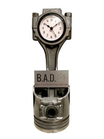Load image into Gallery viewer, Jaguar Car Piston Clock - Customizable Automotive Decor, Gift for British Car Fans - Ben&#39;s Auto Decor
