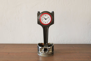 Jaguar Car Piston Clock - Customizable Automotive Decor, Gift for British Car Fans - Ben's Auto Decor