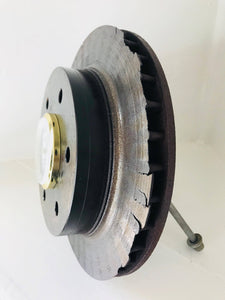 Mechanic Car Part Clock - Brake Disc Clock, Automotive Desk Clock, Steampunk Garage Decor - Ben's Auto Decor