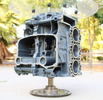 Load image into Gallery viewer, Porsche Engine Wine Rack - Wine Storage Table, Unique Man Cave and Bar Furniture - Ben&#39;s Auto Decor
