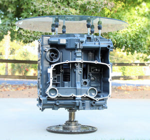 Porsche Engine Wine Rack - Wine Storage Table, Unique Man Cave and Bar Furniture - Ben's Auto Decor