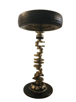 Load image into Gallery viewer, Pub Table - Steampunk Furniture for Man Caves and Bachelor Pads - Ben&#39;s Auto Decor
