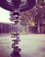 Load image into Gallery viewer, Pub Table - Steampunk Furniture for Man Caves and Bachelor Pads - Ben&#39;s Auto Decor
